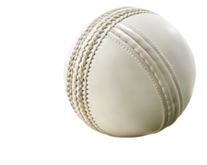  cricket ball  isolated on white background PNG ,ai generated