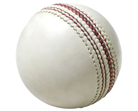  cricket ball  isolated on white background PNG ,ai generated
