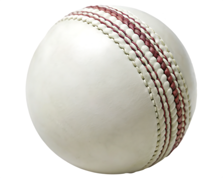  cricket ball  isolated on white background PNG ,ai generated