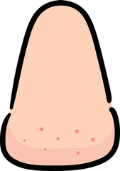 Illustration of nose
