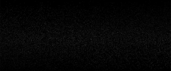 Fototapete CCTV noise filter effect on black screen - white static interference pattern with grainy digital distortion, surveillance monitor signal loss display. Security camera transmission error for video bg. © klyaksun