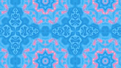 Abstract Radiant Burst with Soft Grain Texture, Symmetrical Glow Pattern in Psychedelic Style, Radiating Circular Abstract with Subtle Noise, Kaleidoscopic Starburst with Gradient Flow