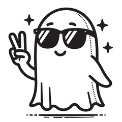 Christmas Ghost vector