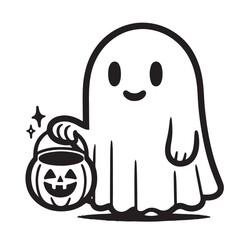 Christmas Ghost vector