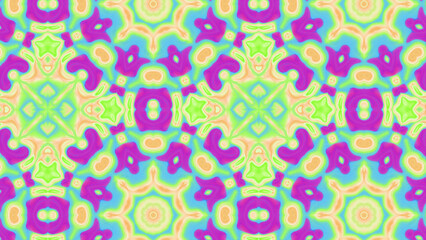 Abstract Radiant Burst with Soft Grain Texture, Symmetrical Glow Pattern in Psychedelic Style, Radiating Circular Abstract with Subtle Noise, Kaleidoscopic Starburst with Gradient Flow