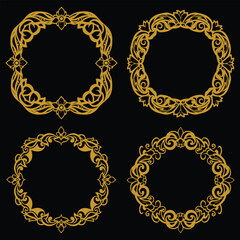 Diverse Floral Borders Decorative Collection Varied Premium Selection