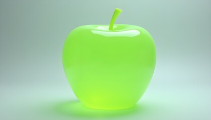 "Luminous Apples: A Study in Transparency and Reflection" This title draws attention to the interplay of light and material, particularly the transparent and reflective qualities seen in many of the