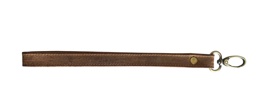 leather hand strap isolated