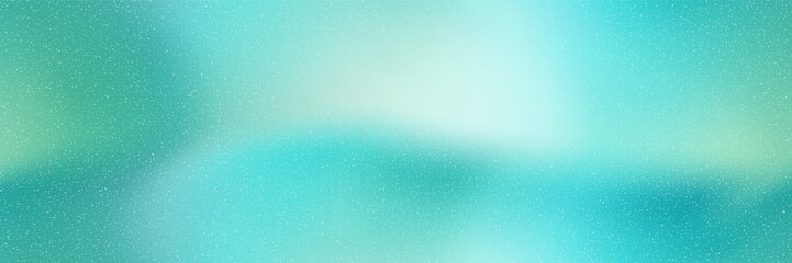 Seamless aquamarine bg with smooth gradations and noise texture. Aesthetic soft gradient mesh background. Elegant turquoise pastel fabric. Wedding backdrop. Vector illustration