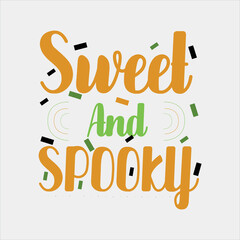 Sweet and Spooky Vector Art Design, Cute Spooky Clipart Design, Sweet Halloween Graphic Design, Spooky Cute T-Shirt Vector Design, Happy Halloween Sweet Art, Charming Spooky Digital Art