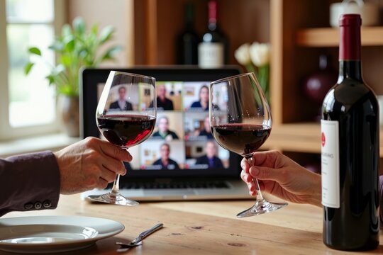 Experience: Virtual Wine Tasting Dinner: Curated Kits for Interactive Connection