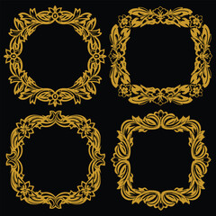 Ultimate Floral Borders Decorative Luminosity Collection Definitive Premium Design