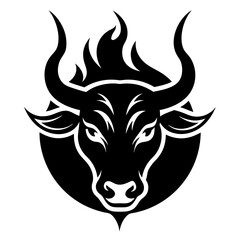 Fototapeta premium bull head icon