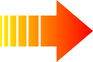 変化するグラデーション矢印セット
