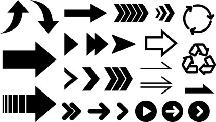 シンプル矢印セット