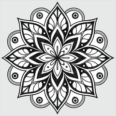  Vector doodle mandala . Ornamental luxury mandala Mandala Line Illustration . various mandala . Mandala Pattern Designs . Henna mandala. Mehndi style. Decorative pattern in oriental style.