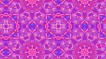 Abstract Radiant Burst with Soft Grain Texture, Symmetrical Glow Pattern in Psychedelic Style, Radiating Circular Abstract with Subtle Noise, Kaleidoscopic Starburst with Gradient Flow