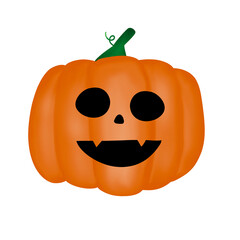 Orange Halloween Pumpkin