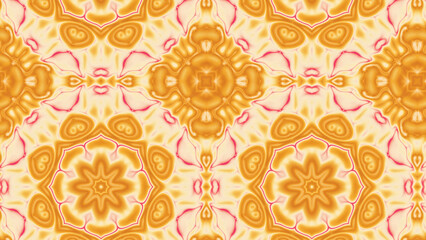 Abstract Radiant Burst with Soft Grain Texture, Symmetrical Glow Pattern in Psychedelic Style, Radiating Circular Abstract with Subtle Noise, Kaleidoscopic Starburst with Gradient Flow