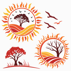 Obraz premium sun and clouds