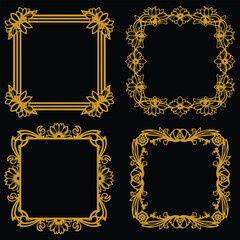 Classic Floral Borders Decorative Craft Collection Universal Appeal