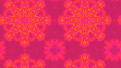 Abstract Radiant Burst with Soft Grain Texture, Symmetrical Glow Pattern in Psychedelic Style, Radiating Circular Abstract with Subtle Noise, Kaleidoscopic Starburst with Gradient Flow