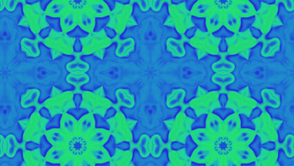 Abstract Radiant Burst with Soft Grain Texture, Symmetrical Glow Pattern in Psychedelic Style, Radiating Circular Abstract with Subtle Noise, Kaleidoscopic Starburst with Gradient Flow