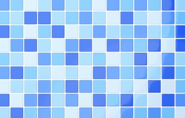 背景素材_タイル_レンガ_青