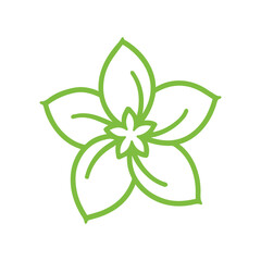 Make a Professional Flower Jasmine Vector Icon