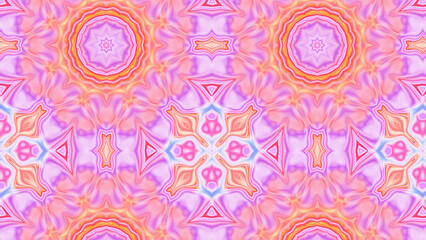 Abstract Radiant Burst with Soft Grain Texture, Symmetrical Glow Pattern in Psychedelic Style, Radiating Circular Abstract with Subtle Noise, Kaleidoscopic Starburst with Gradient Flow