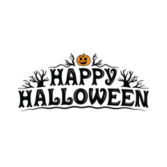 Happy Halloween party  emblem 1+ Million Halloween Vector    Art, Icons,  banner and Graphics for