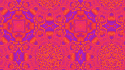 Abstract Radiant Burst with Soft Grain Texture, Symmetrical Glow Pattern in Psychedelic Style, Radiating Circular Abstract with Subtle Noise, Kaleidoscopic Starburst with Gradient Flow