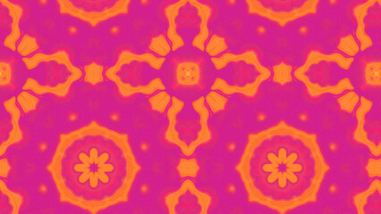 Abstract Radiant Burst with Soft Grain Texture, Symmetrical Glow Pattern in Psychedelic Style, Radiating Circular Abstract with Subtle Noise, Kaleidoscopic Starburst with Gradient Flow