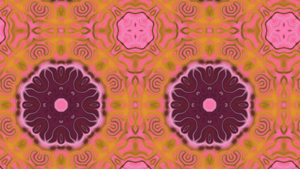 Abstract Radiant Burst with Soft Grain Texture, Symmetrical Glow Pattern in Psychedelic Style, Radiating Circular Abstract with Subtle Noise, Kaleidoscopic Starburst with Gradient Flow