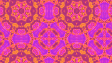 Abstract Radiant Burst with Soft Grain Texture, Symmetrical Glow Pattern in Psychedelic Style, Radiating Circular Abstract with Subtle Noise, Kaleidoscopic Starburst with Gradient Flow
