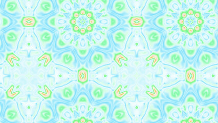 Abstract Radiant Burst with Soft Grain Texture, Symmetrical Glow Pattern in Psychedelic Style, Radiating Circular Abstract with Subtle Noise, Kaleidoscopic Starburst with Gradient Flow