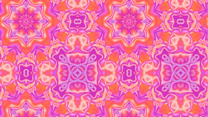 Abstract Radiant Burst with Soft Grain Texture, Symmetrical Glow Pattern in Psychedelic Style, Radiating Circular Abstract with Subtle Noise, Kaleidoscopic Starburst with Gradient Flow