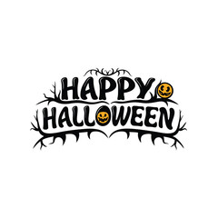 Happy Halloween party  emblem 1+ Million Halloween Vector    Art, Icons,  banner and Graphics for