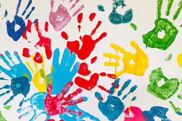 Printing color handwriting on the wall