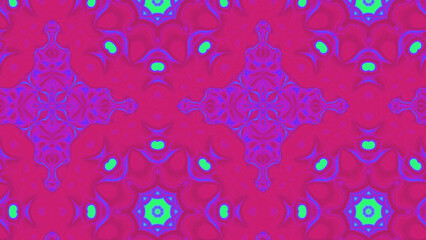 Abstract Radiant Burst with Soft Grain Texture, Symmetrical Glow Pattern in Psychedelic Style, Radiating Circular Abstract with Subtle Noise, Kaleidoscopic Starburst with Gradient Flow