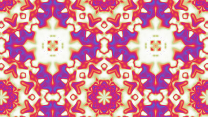Abstract Radiant Burst with Soft Grain Texture, Symmetrical Glow Pattern in Psychedelic Style, Radiating Circular Abstract with Subtle Noise, Kaleidoscopic Starburst with Gradient Flow