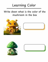 Learning of color for kid