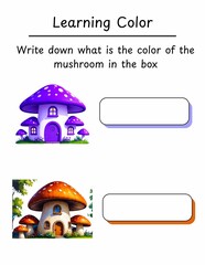 Learning of color for kid