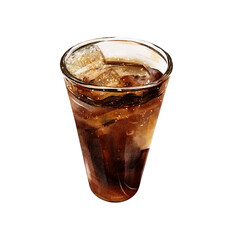 Watercolor of cola