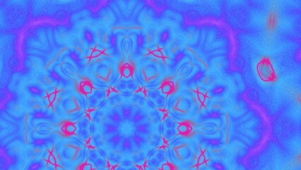 Abstract Radiant Burst with Soft Grain Texture, Symmetrical Glow Pattern in Psychedelic Style, Radiating Circular Abstract with Subtle Noise, Kaleidoscopic Starburst with Gradient Flow