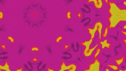 Abstract Radiant Burst with Soft Grain Texture, Symmetrical Glow Pattern in Psychedelic Style, Radiating Circular Abstract with Subtle Noise, Kaleidoscopic Starburst with Gradient Flow