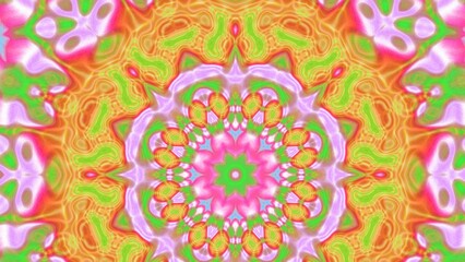 Abstract Radiant Burst with Soft Grain Texture, Symmetrical Glow Pattern in Psychedelic Style, Radiating Circular Abstract with Subtle Noise, Kaleidoscopic Starburst with Gradient Flow