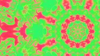 Abstract Radiant Burst with Soft Grain Texture, Symmetrical Glow Pattern in Psychedelic Style, Radiating Circular Abstract with Subtle Noise, Kaleidoscopic Starburst with Gradient Flow