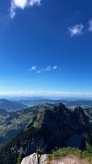 Summer hike in the Swiss Alps 