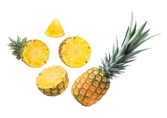  pineapple isolated on transparent png (Image from camera)